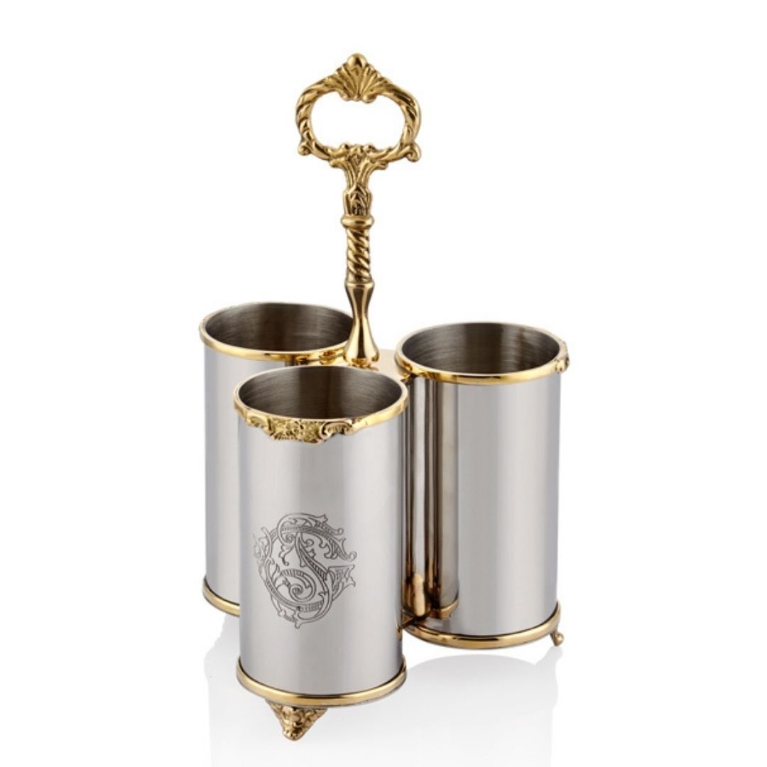 Lamedore Prinç Ottoman  3 lü Kaşıklık