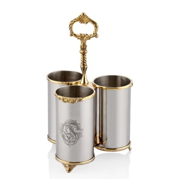 Lamedore Prinç Ottoman  3 lü Kaşıklık