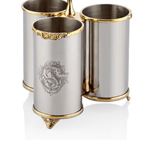 Lamedore Prinç Ottoman  3 lü Kaşıklık