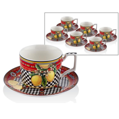 Joy Carmen Summer 6'lı Çay Fincan Seti