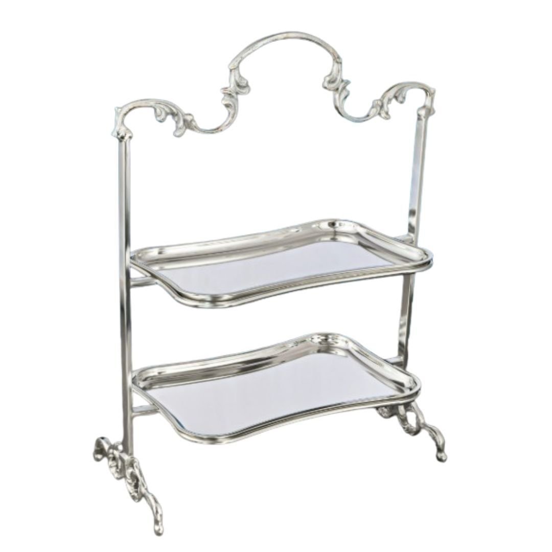 Ukyco Gümüş 2 Katlı Kurabiyelik