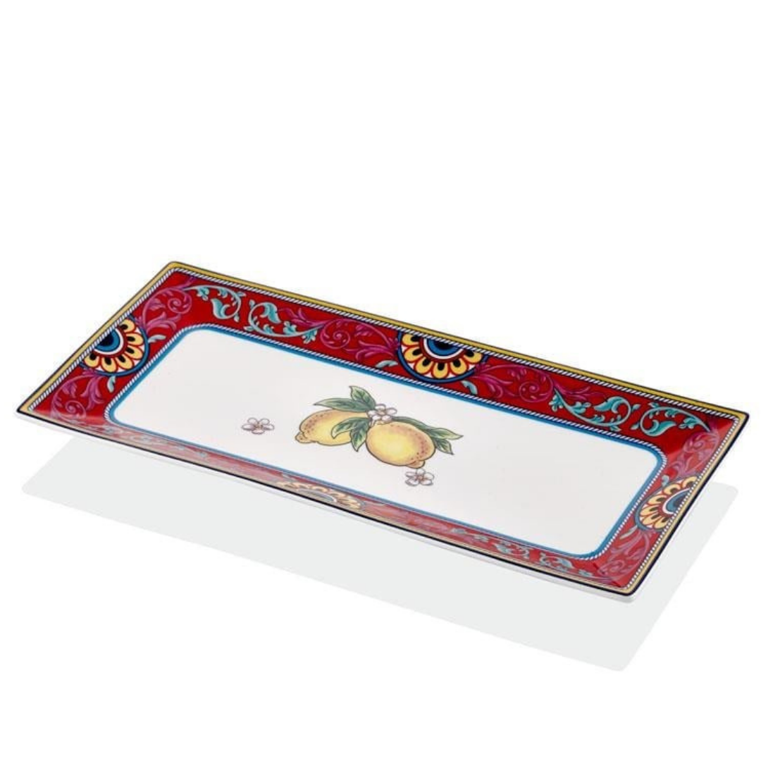 Joy Carmen Citrus 2 li Küçük Dikdörtgen Tabak