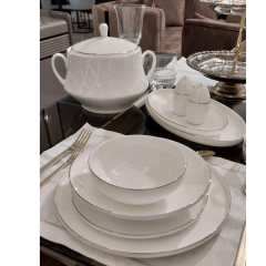 Joy Carmen Fine Bone Beyaz 59 PRC Yemek Takımı