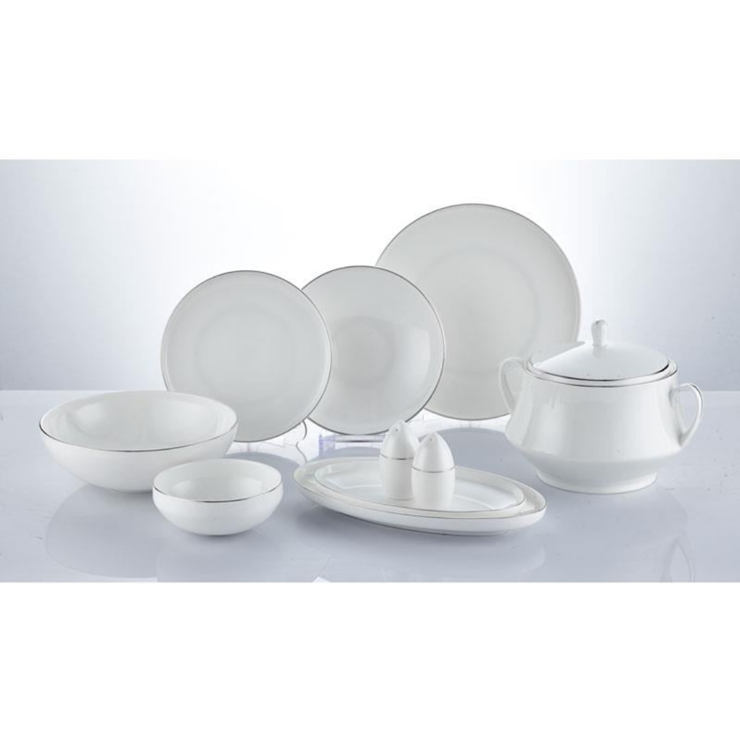 Joy Carmen Fine Bone Beyaz 59 PRC Yemek Takımı