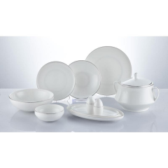 Joy Carmen Fine Bone Beyaz 59 PRC Yemek Takımı