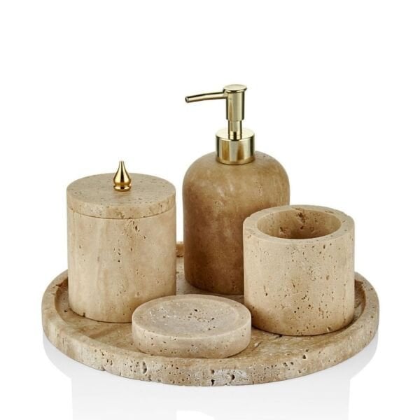 Banyo Seti Mermer Damla Model 5 prc