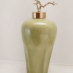 Luckyart Prinç Ağaç Dallı Yeşil Büyük Küp 24x24x59 Cm