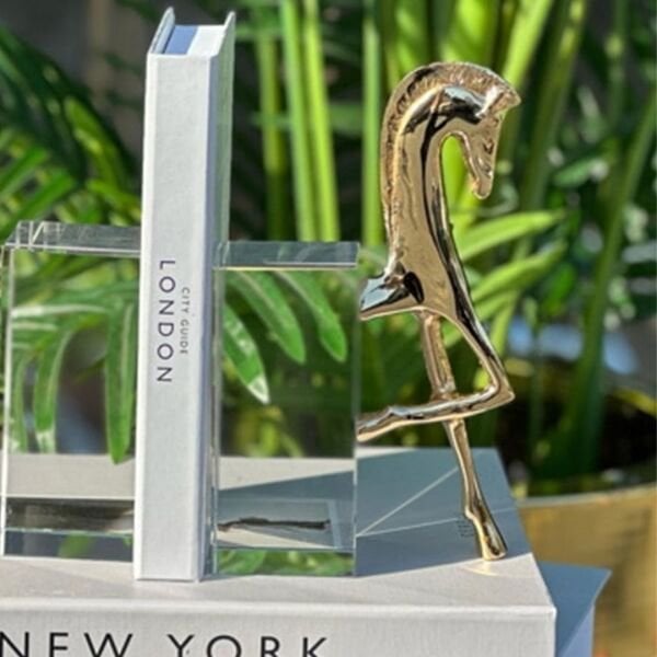 Kitap Tutucu At Konsept Gold