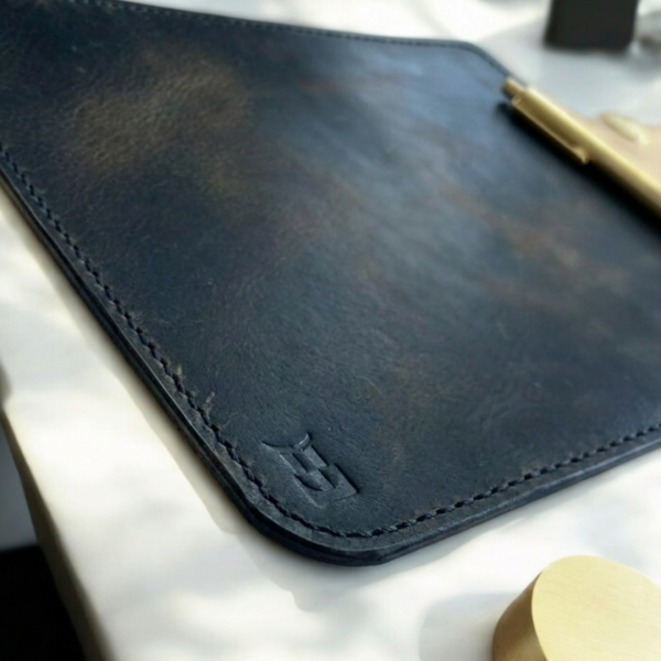 Deskpad | Hakiki Deri Zarif MousePad - Oliv