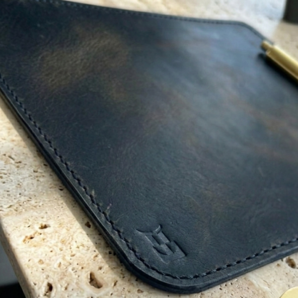 Deskpad | Hakiki Deri Zarif MousePad - Oliv