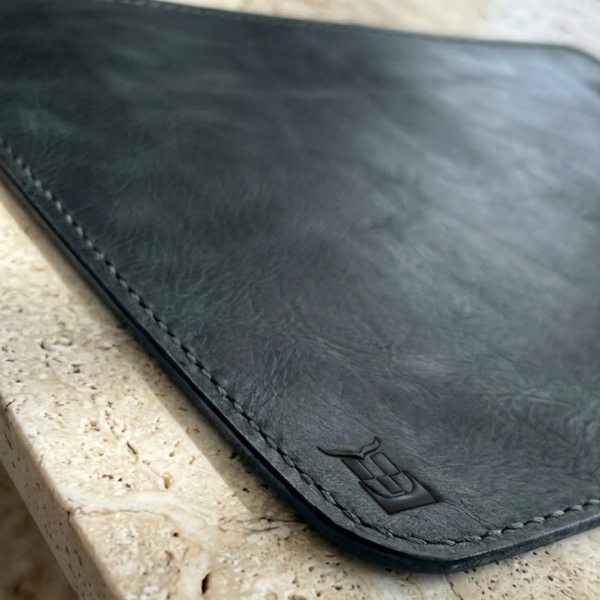Deskpad | Hakiki Deri Zarif MousePad - Siyah