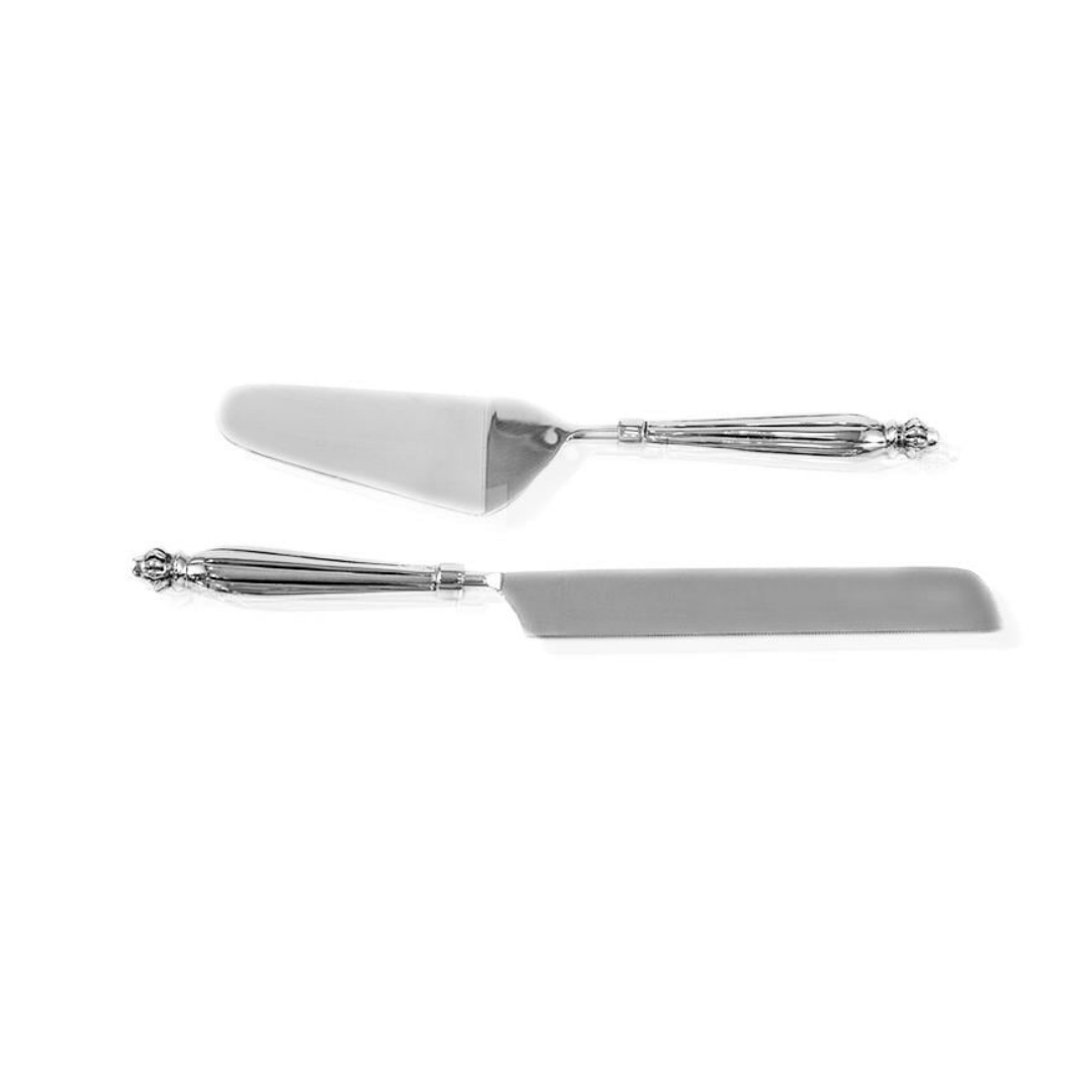 Amaze 2'li Kek Servis Seti Gümüş Renk