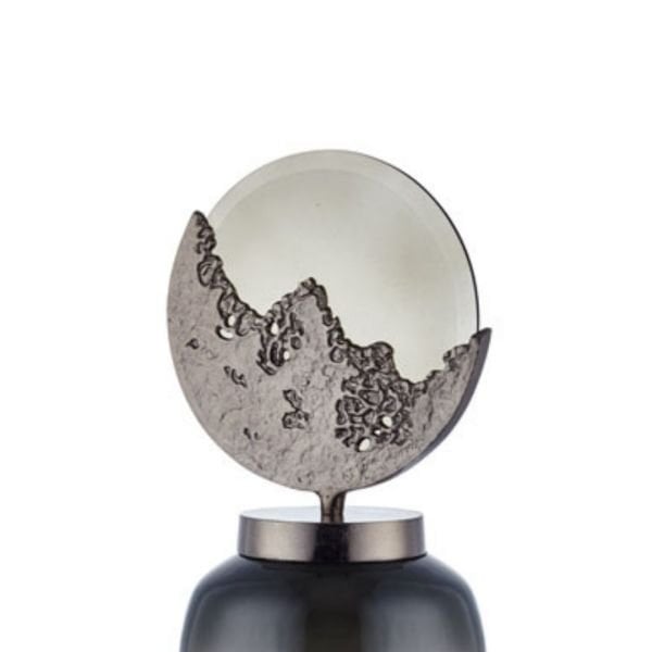 Glass Tall Bottle Large Olive Green