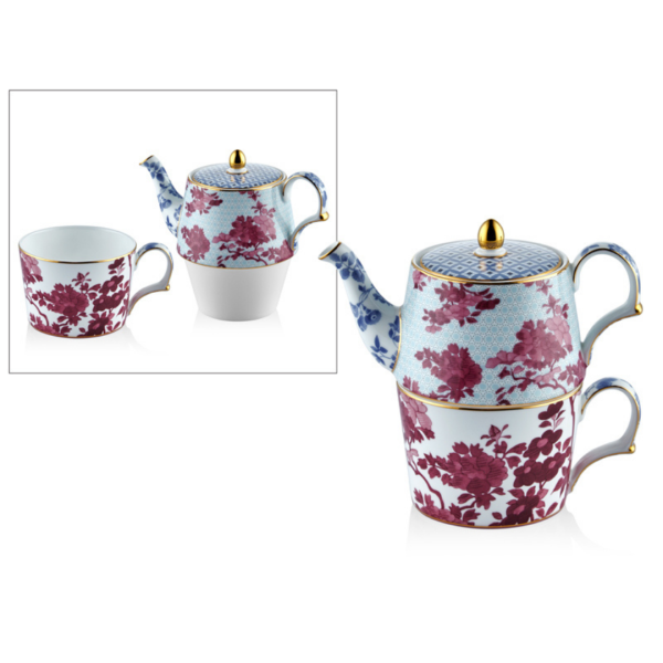 Lamedore Tea Delight T41 w/Saucer + Infuser (Bardak Ve Demlik)