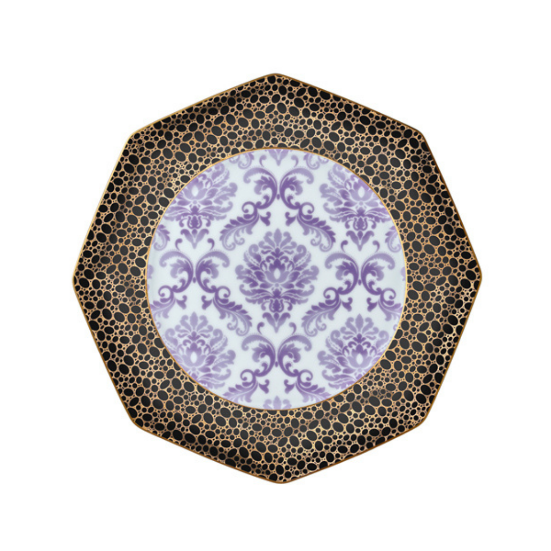 tea delight 21cm Breakfast Plate Iris Purple (Kahvaltı Tabağı)