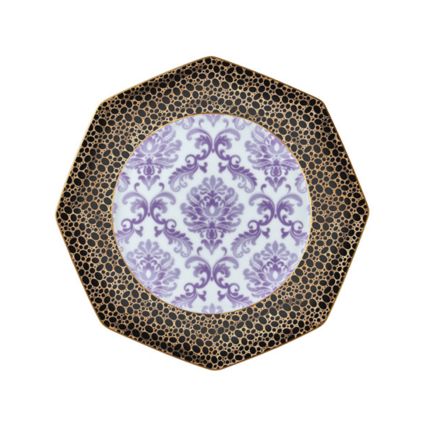 tea delight 21cm Breakfast Plate Iris Purple (Kahvaltı Tabağı)