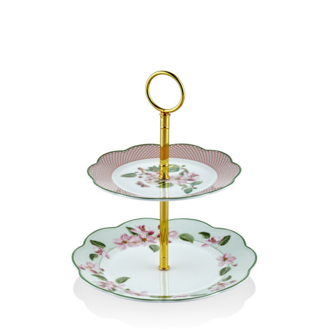 Tea Delight 2 Katlı Kek Standı