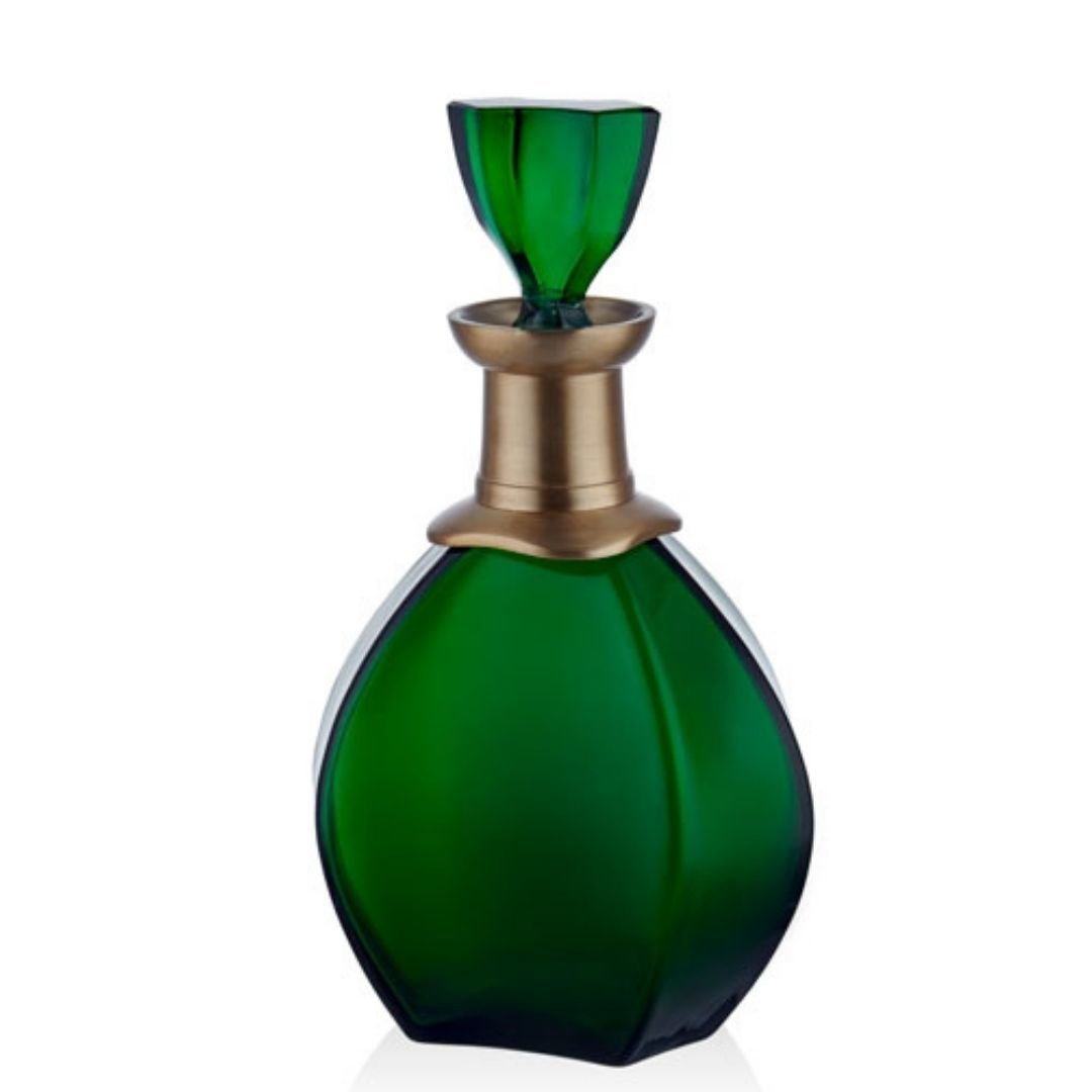 Hexagon green bottle (sürahi)