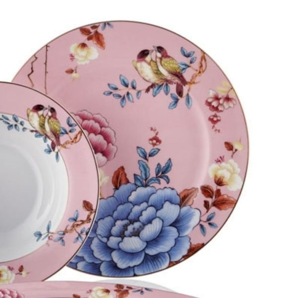 Floral Pink 27 Parça Yemek Takımı