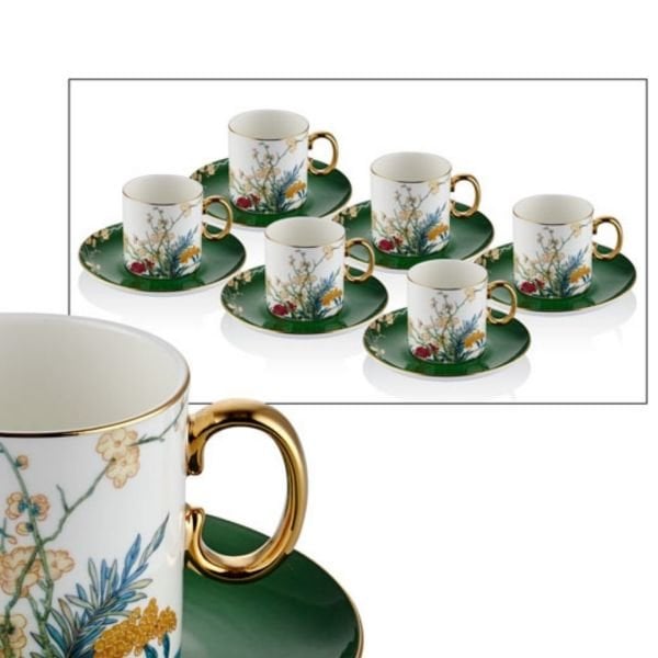 Blossoms 6 Parça Çay Fincanı Seti