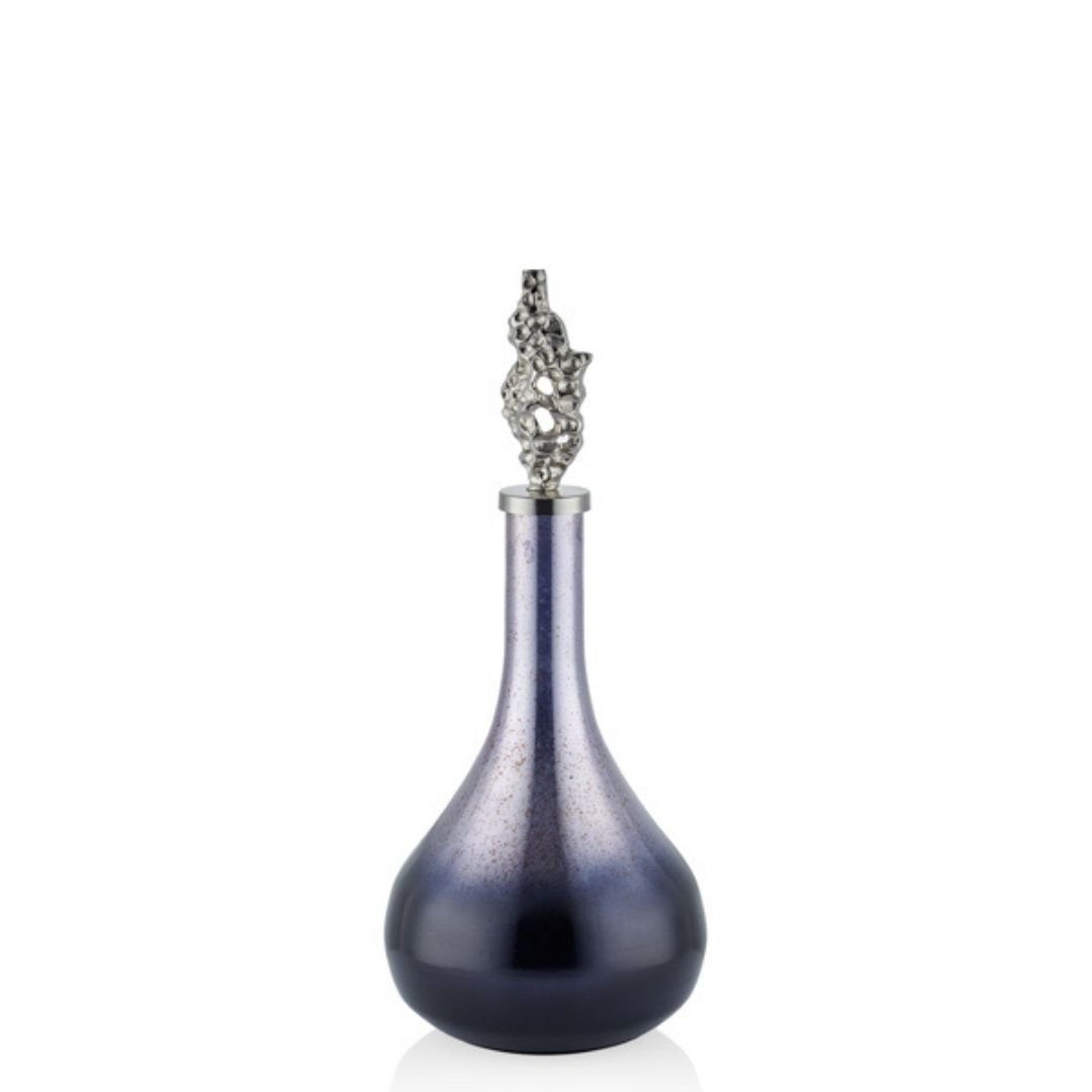 Dew Berry Kapaklı Küçük Mor Vazo