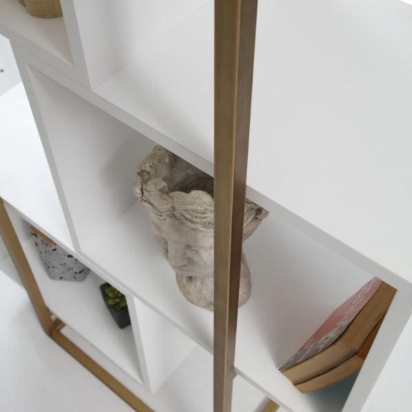 Cruzek Beyaz Kitaplık