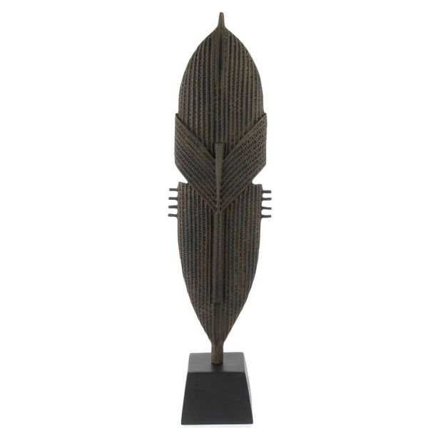 Mikasa Moor Siyah Metal Yaprak Dekoratif Obje 75 cm