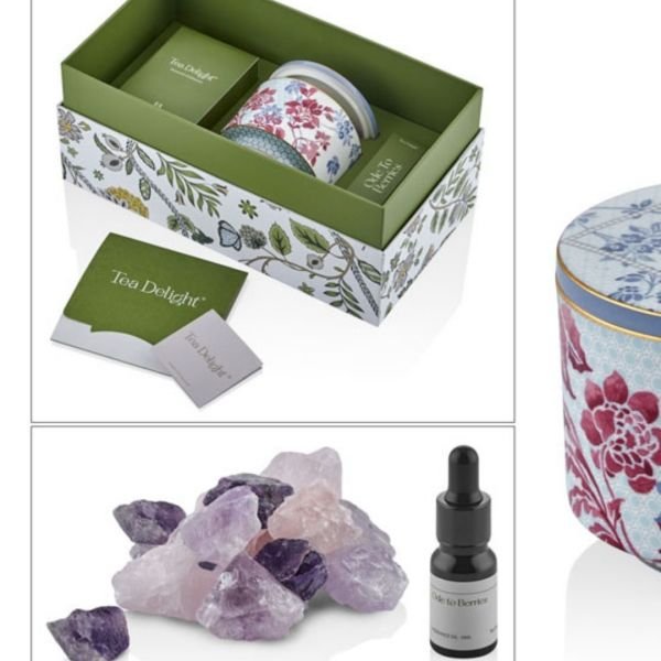 Kristal Koku Difüzörü - Regency Damask Mavisi