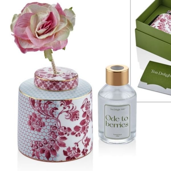 Fragrance Diffuser – Regency Damask Pink