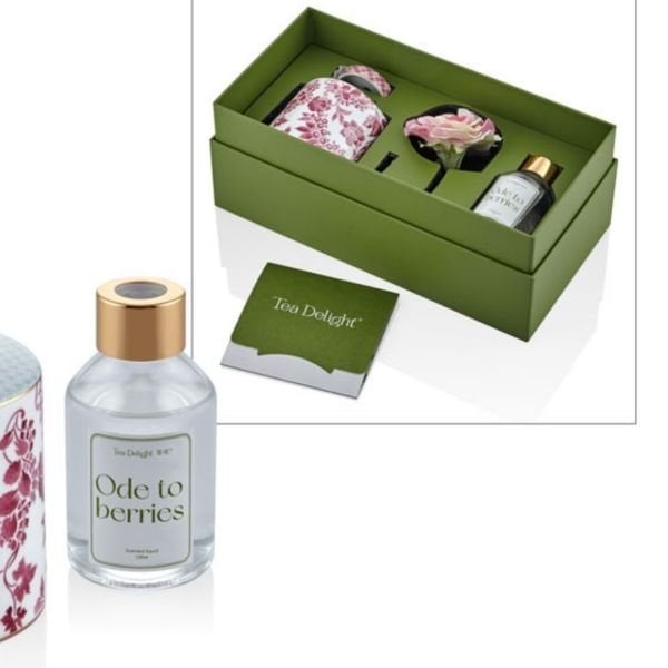 Fragrance Diffuser – Regency Damask Pink