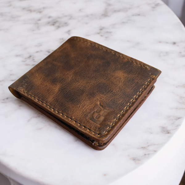 Boldra | Çift Nakit Bölmeli Cüzdan - Taba