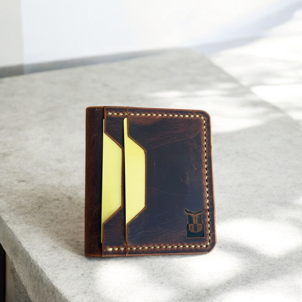 Cité | Minimalist Deri Kartlık Cüzdan - Camel