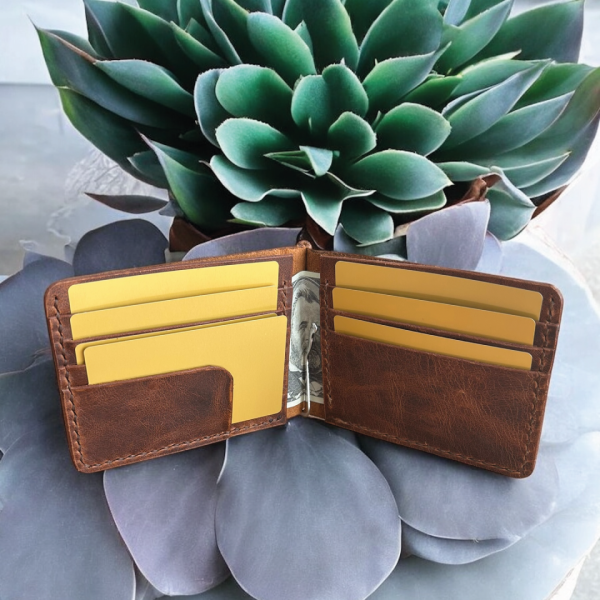 Clipo | Nakit Para Klipsli Cüzdan - Taba