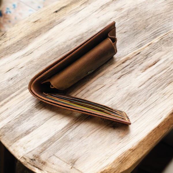 Coinzo | Bozuk Para Bölmeli Kartlık - Camel