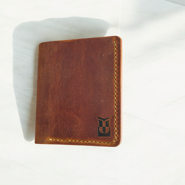 Minix | Hakiki Deri Minimal Cüzdan - Camel