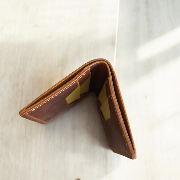 Minix | Hakiki Deri Minimal Cüzdan - Camel