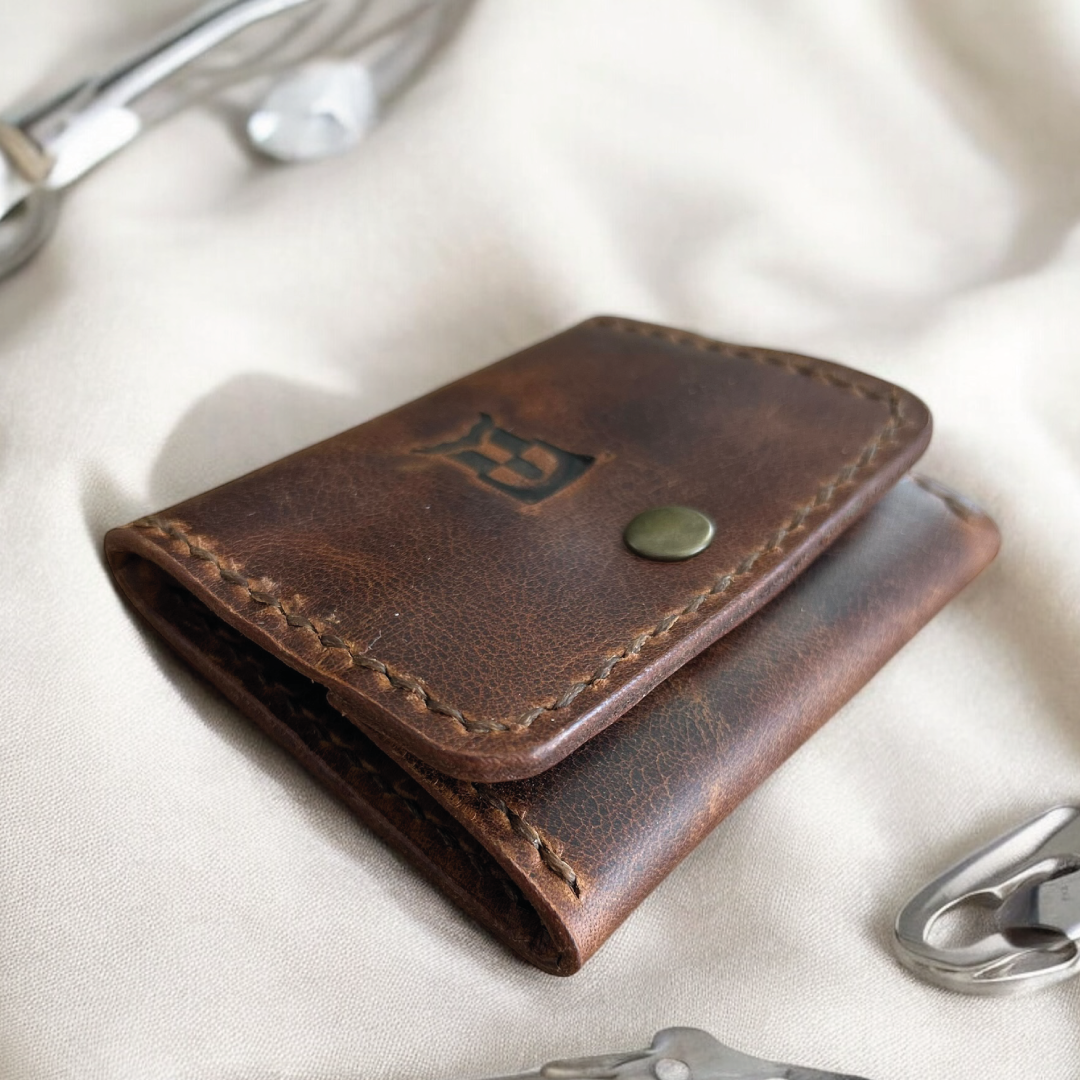 Toro | El Yapımı Deri Bozuk Para Cüzdanı - Taba