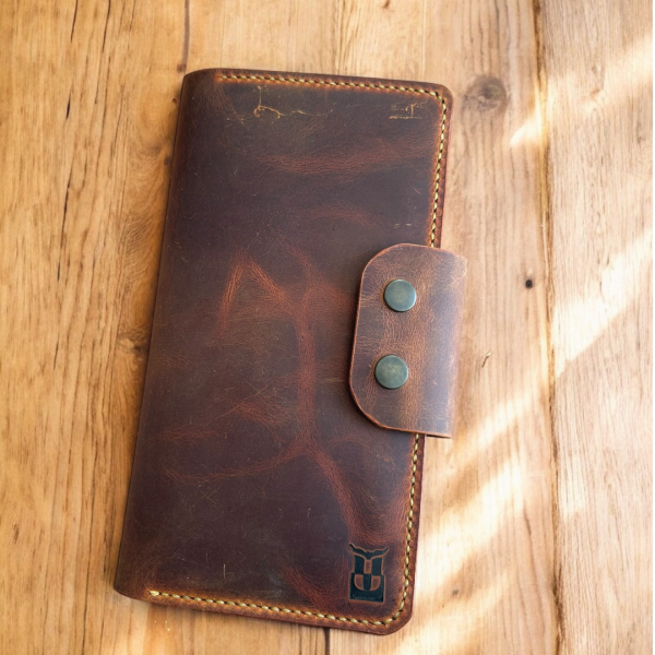 Zartis | Fermuarlı Dikey Bölmeli Cüzdan - Camel