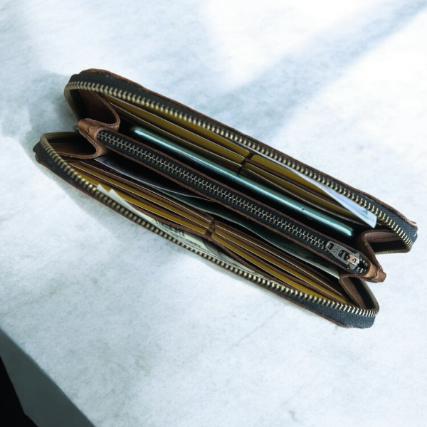 Zyra | Partik Fermuarlı Cüzdan