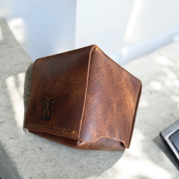 Holdra | Hakiki Deri Saklama Kutusu - Taba