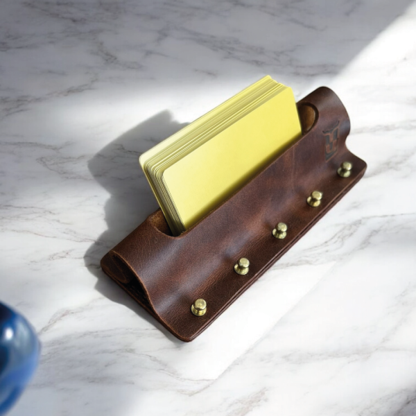 Cardo | Hakiki Deri Ofis Kartvizitliği Geniş - Taba