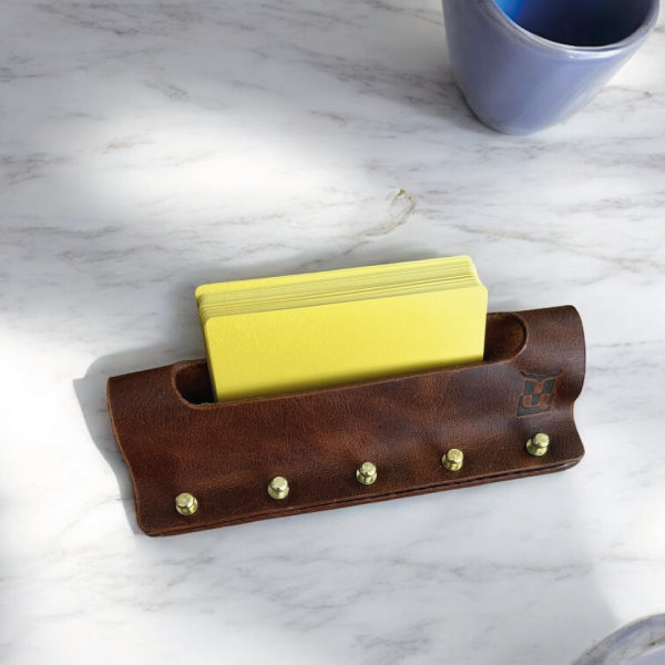 Cardo | Hakiki Deri Ofis Kartvizitliği Geniş - Taba