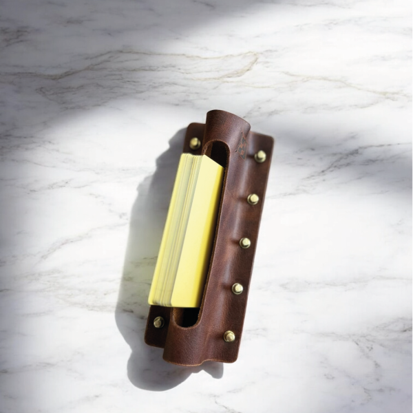 Cardo | Hakiki Deri Ofis Kartvizitliği Geniş - Taba