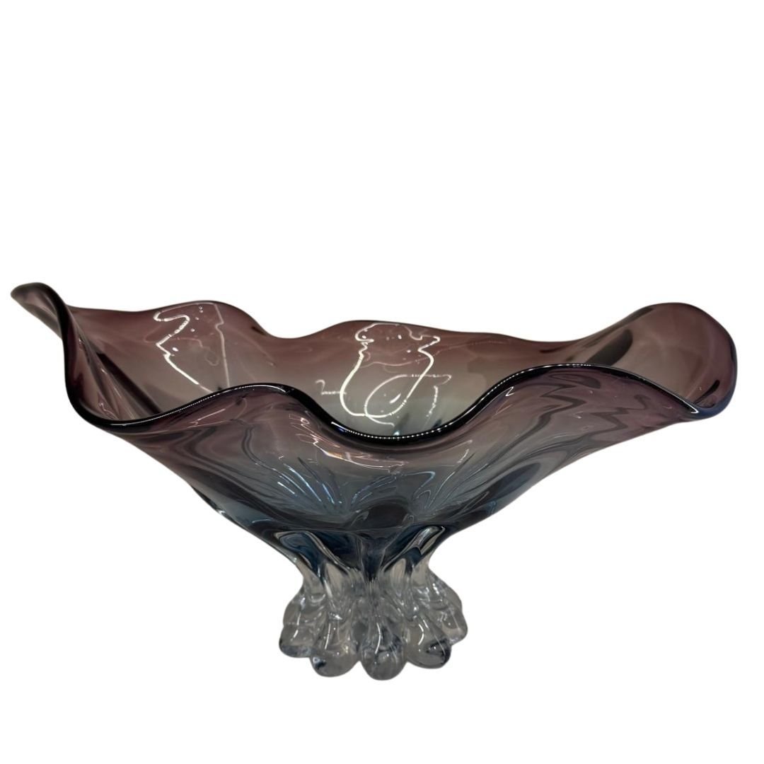 Luckyart  Pembe Mavi Çukur Tabak