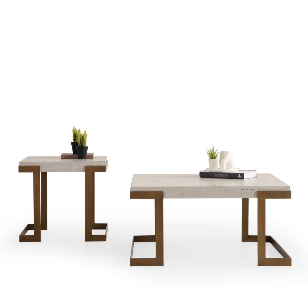 Bogota Orta Sehpa Traverten