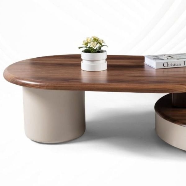 Orta Sehpa Nisan Krem Ceviz