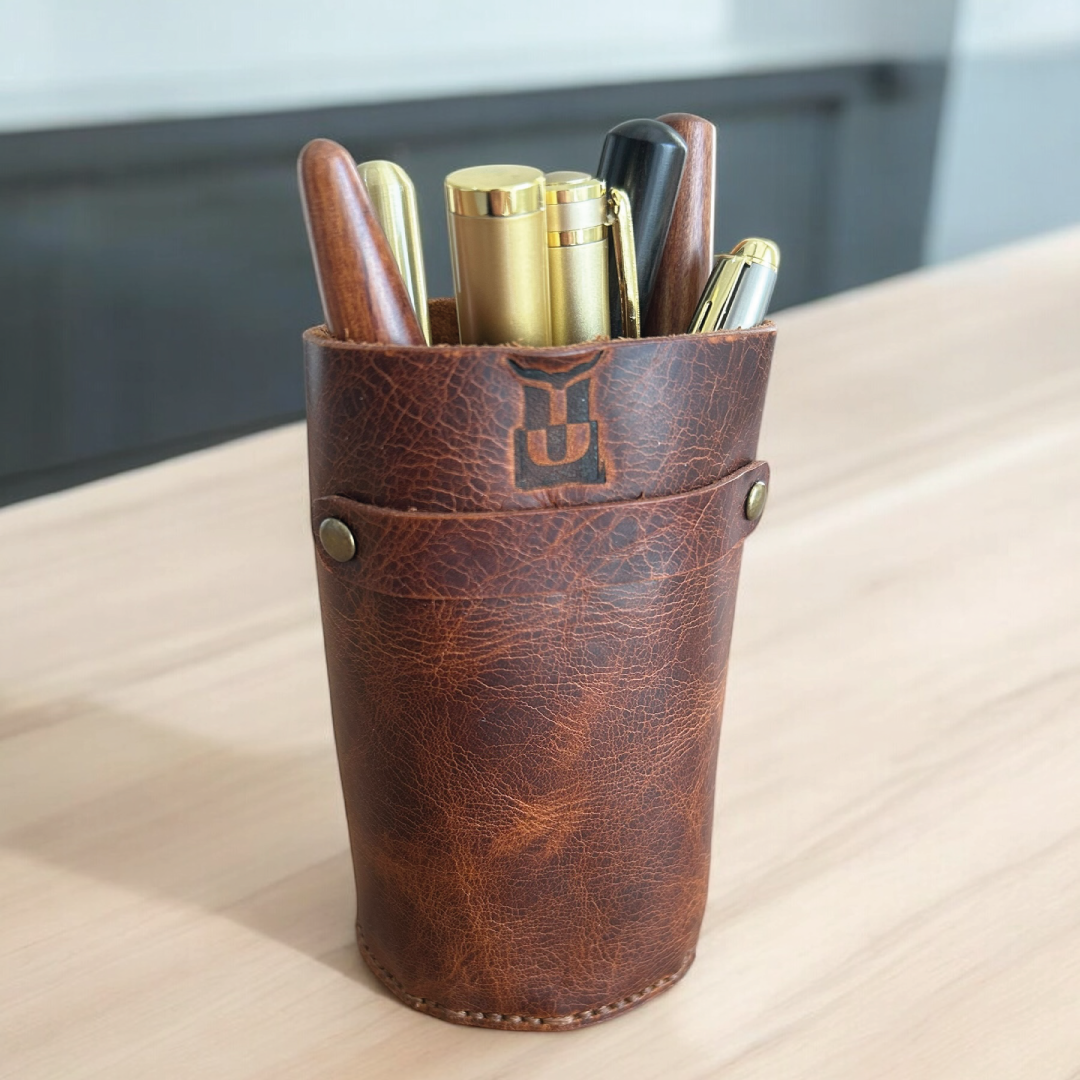 Scripto | Zanaatkar Deri Kalemlik - Taba