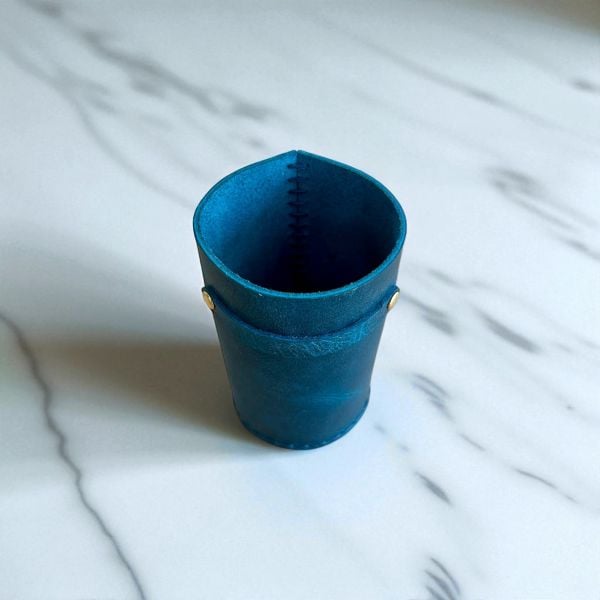 Scripto | Zanaatkar Deri Kalemlik - Mavi