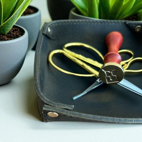 Valtray | Hakiki Deri Organizer - Oliv