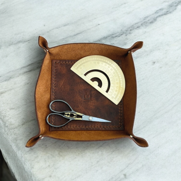 Catchbowl | Deri Organizer - Taba